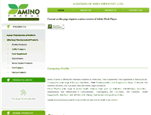 Tablet Screenshot of aminopharma.com